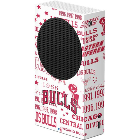 NBA Chicago Bulls Historic Blast Xbox Series S Console Skin